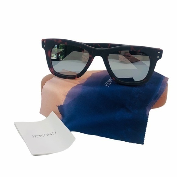New KOMONO Allen Matte Beetroot Tortoise Sunglasses main image 11
